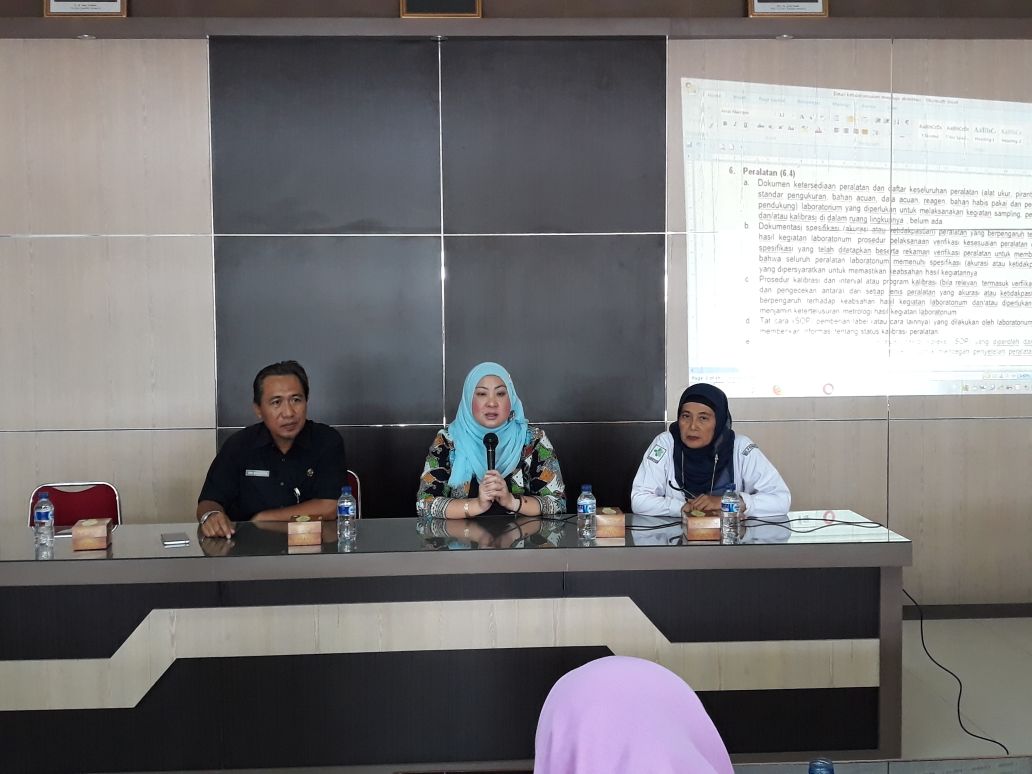 Pendampingan Laboratorium Daerah di Laboratorium Kesehatan  Masyarakat  Kabupaten Banyumas