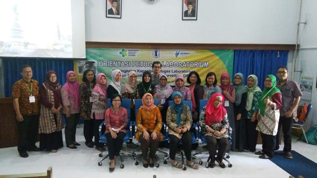 Pelatihan Orientasi Petugas Laboratarium Pengambilan dan Pemeriksaan Spesimen Difteri