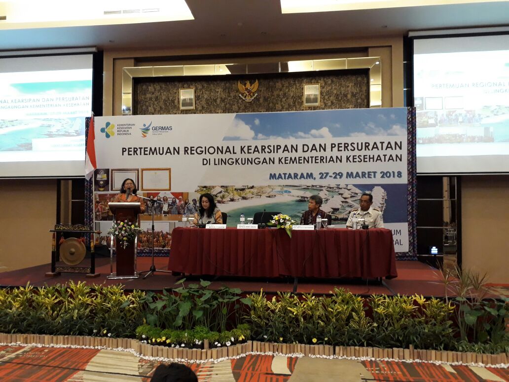 Pertemuan Regional Kearsipan Dan Persuratan di Lingkungan Kementerian Kesehatan R.I