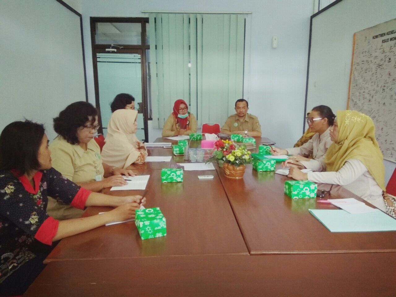 Koordinasi/Persiapan Awal Kegiatan Surveilans Sentinel Dengue Di  RSUD Wonosari Gunungkidul Daerah Istimewa Yogyakarta Tahun 2018
