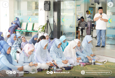 Momentum Hari Raya Idul Fitri 1446 H, Keluarga Besar BB Labkesmas Yogyakarta Kumpul Halal Bihalal