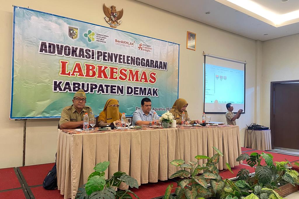 Dukungan BB Labkesmas Yogyakarta dalam Advokasi Penguatan Labkesmas Kabupaten Demak