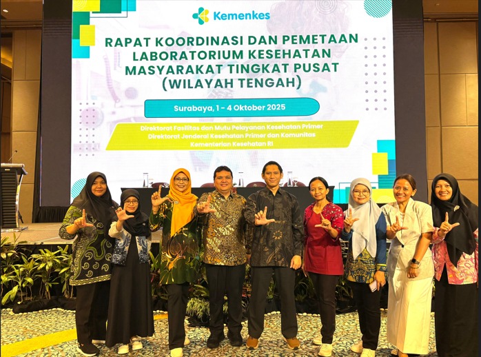 BB Labkesmas Yogyakarta Ikuti Rapat Koordinasi dan Pemetaan Laboratorium Kesehatan Masyarakat Wilayah Tengah