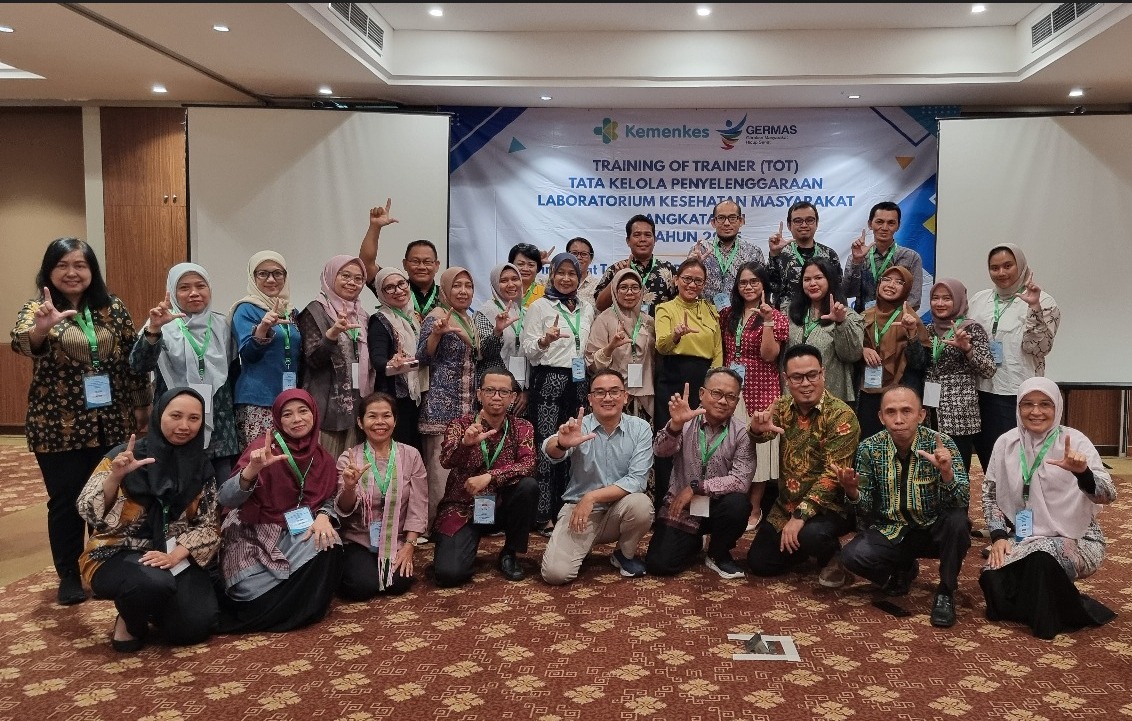 Wujudkan Tata Kelola Penyelenggaraan Labkesmas, BB Labkesmas Dukung Sebagai Fasilitator ToT
