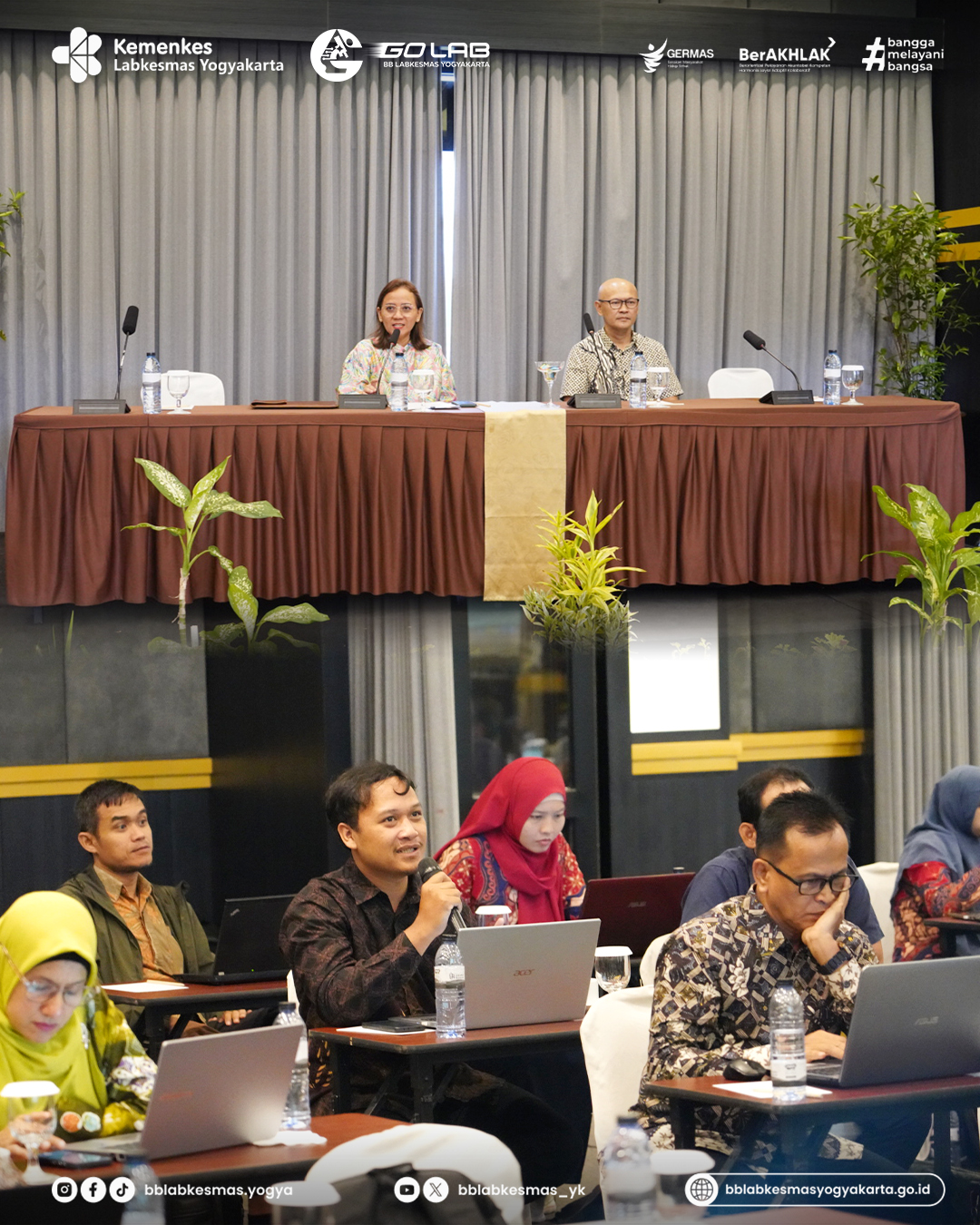 Pertemuan Lintas Sektor Regional 5 Labkesmas dalam Penguatan Kapasitas Terkait PME/Uji Banding Malaria