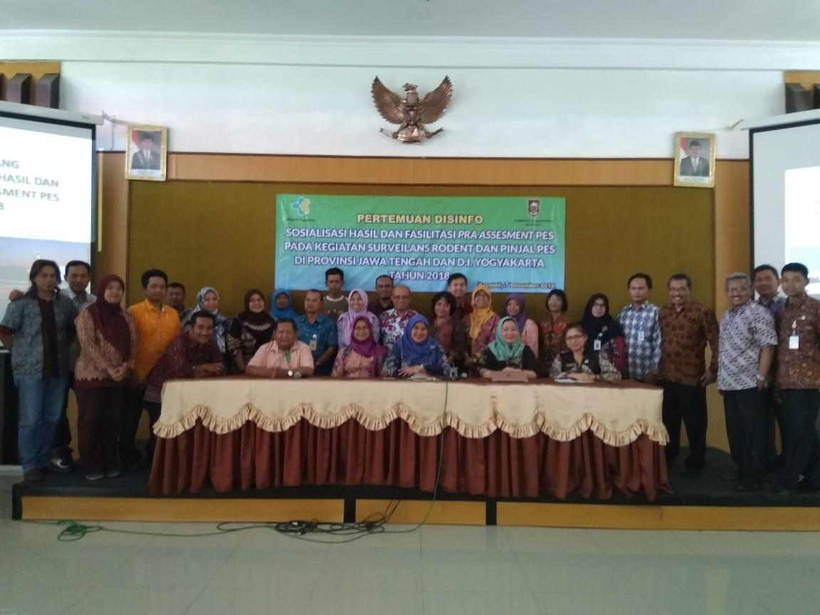 Sosialisasi Hasil Dan Fasilitasi Pra Assesment Pes Pada Kegiatan Surveilans Rodent Dan Pinjal Pes di Provinsi Jawa Tengah dan DIY di Kabupaten Boyolali Jawa Tengah
