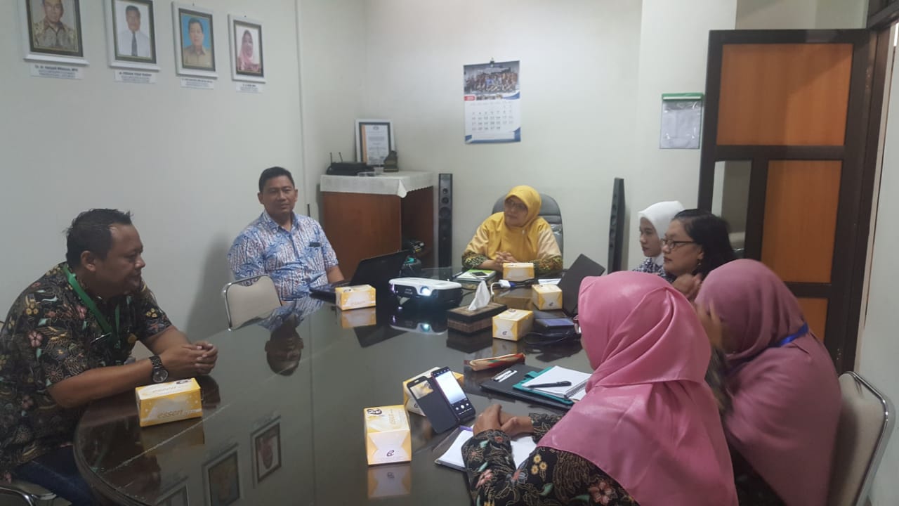 Koordinasi Program KLB Keracunan Makanan Dinas Kesehatan Kabupaten Klaten ke BBTKLPP Yogyakarta