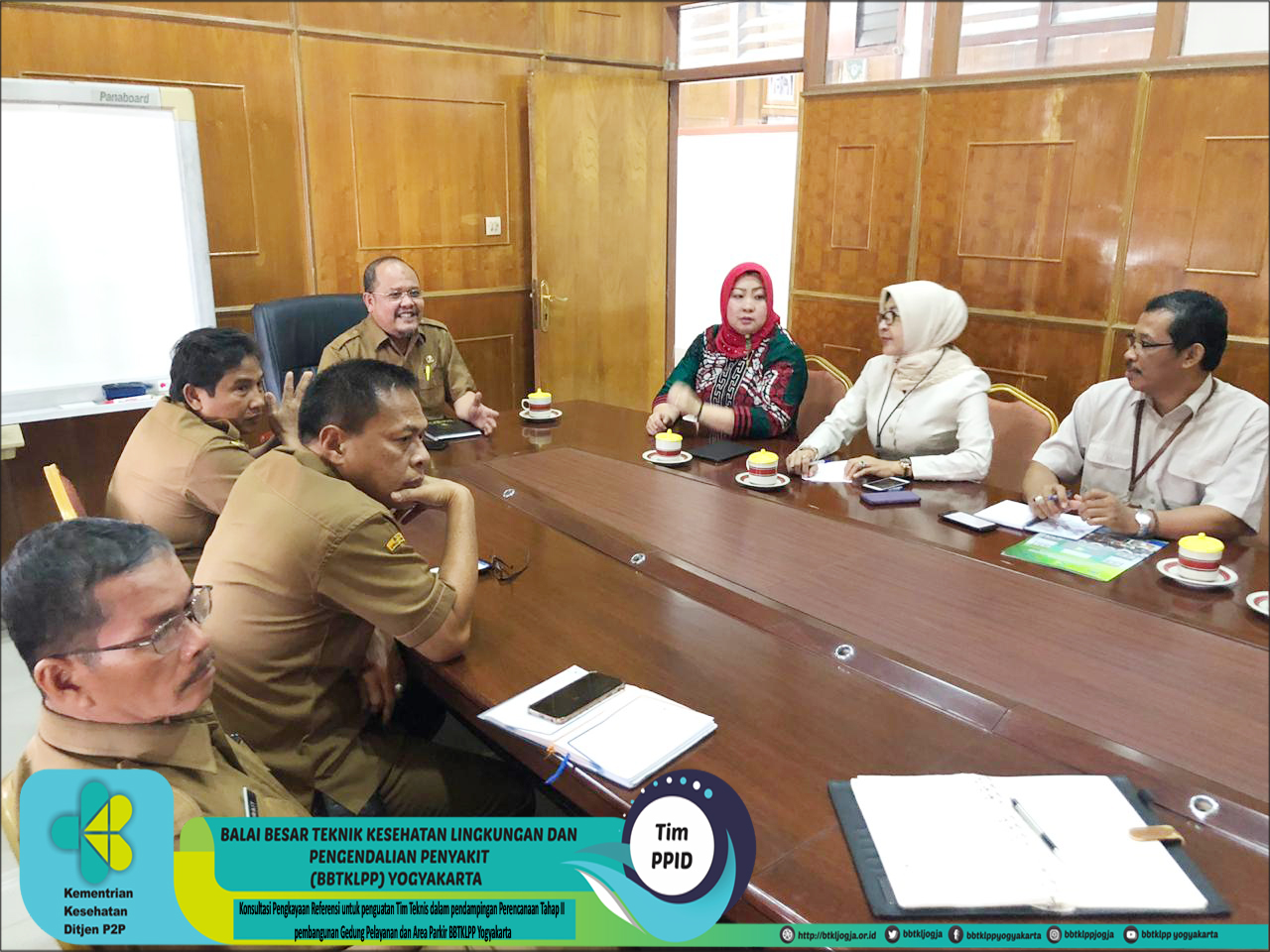 Konsultasi Pengkayaan Referensi untuk penguatan Tim Teknis dalam pendampingan Perencanaan Tahap II pembangunan Gedung Pelayanan dan Area Parkir BBTKLPP Yogyakarta
