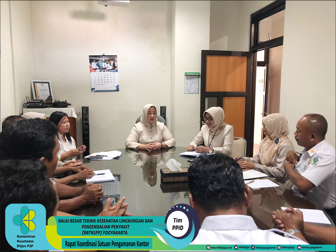 Rapat Koordinasi Satuan Pengamanan Kantor, Senin, 29 April 2019