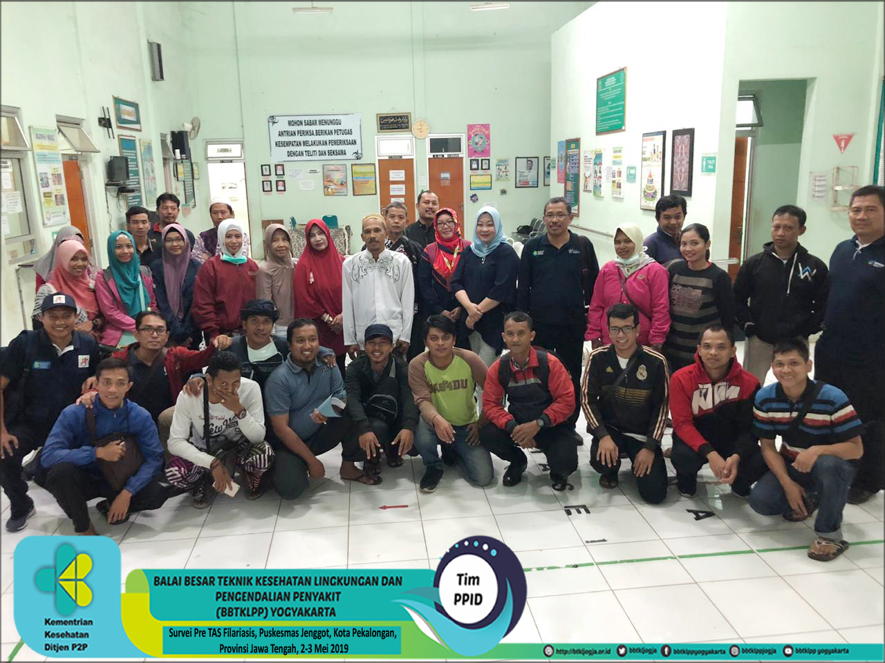 Survei Pre TAS Filariasis di Kota Pekalongan, Provinsi Jawa Tengah Tahun 2019