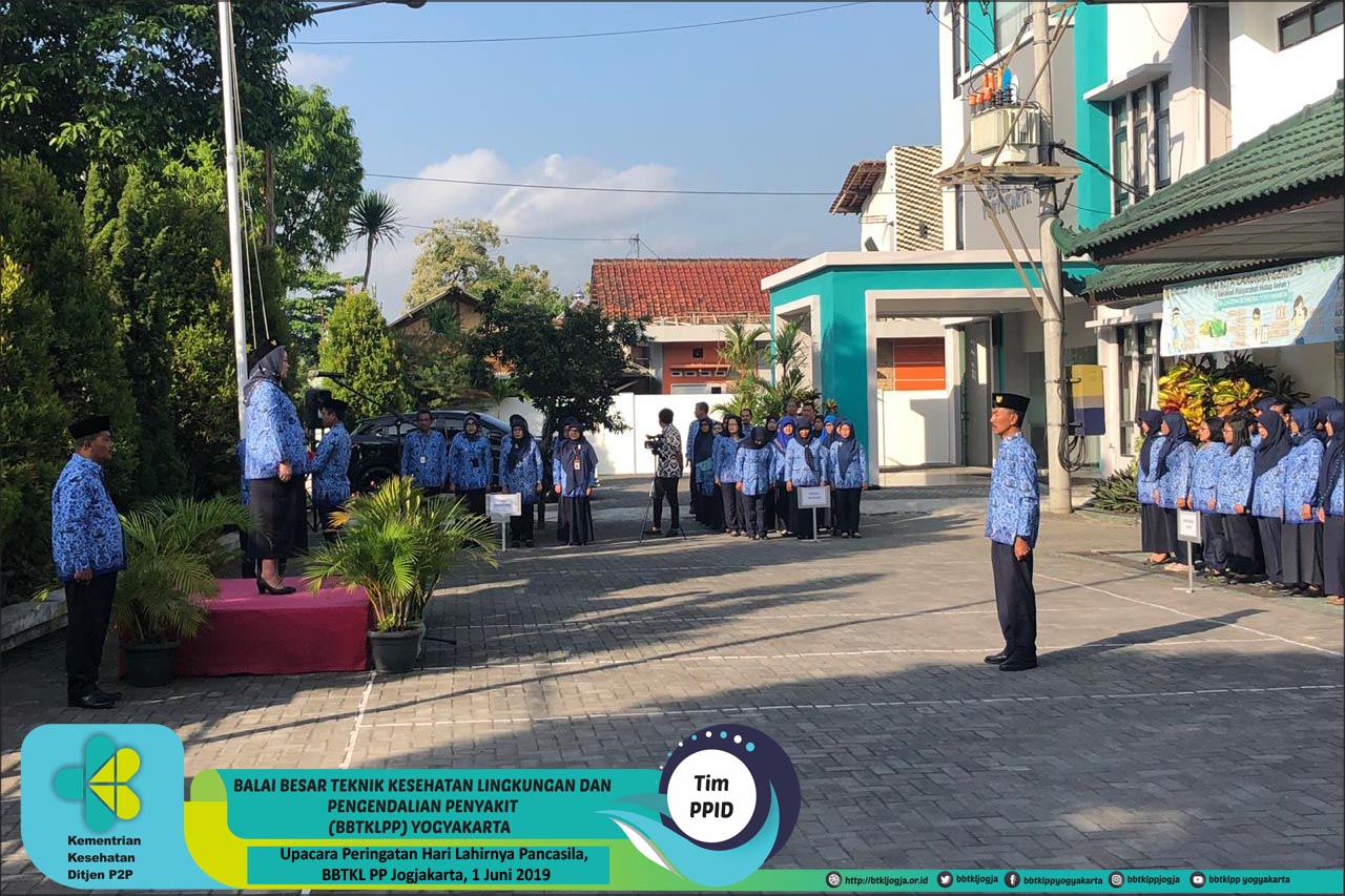 Upacara Peringatan Hari Lahirnya Pancasila, BBTKL PP Yogyakarta, 1 Juni 2019