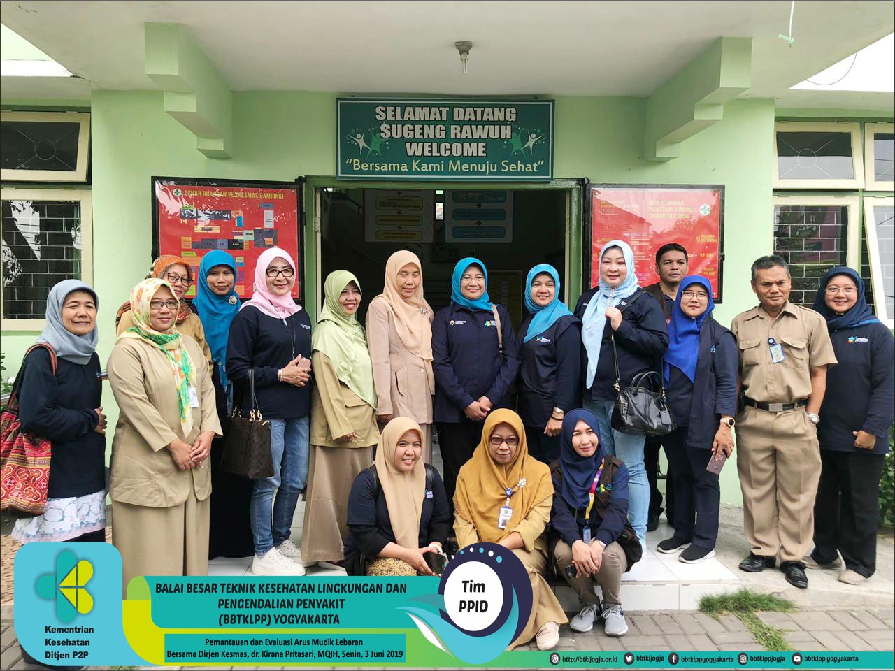 Pemantauan dan Evaluasi Arus Mudik Lebaran Bersama Dirjen Kesmas, dr. Kirana Pritasari, MQIH