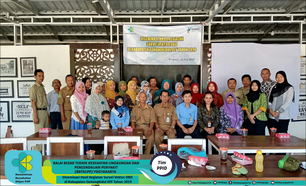 Diseminasi Hasil Kegiatan Survei Vektor DBD di Kabupaten Gunungkidul DIY Tahun 2019