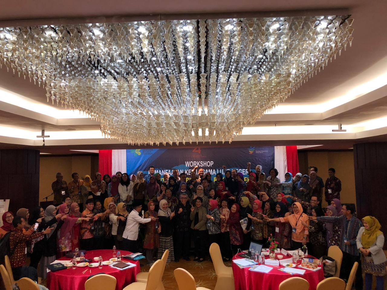 Workshop Pemanfaatan Kerja Sama Luar Negeri bertajuk Implementasi MoU Bilateral Bidang Kesehatan