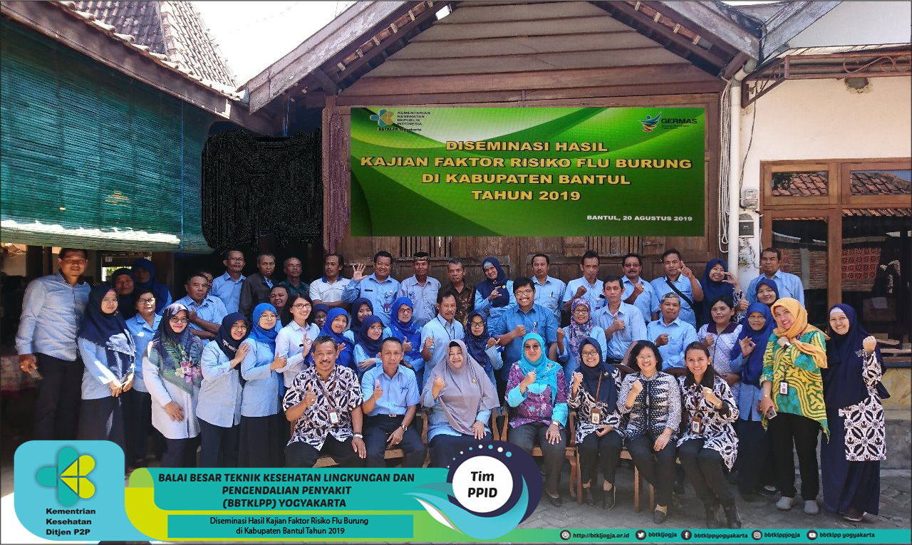 Diseminasi Hasil Kajian Faktor Risiko Flu Burung di Kabupaten Bantul Tahun 2019