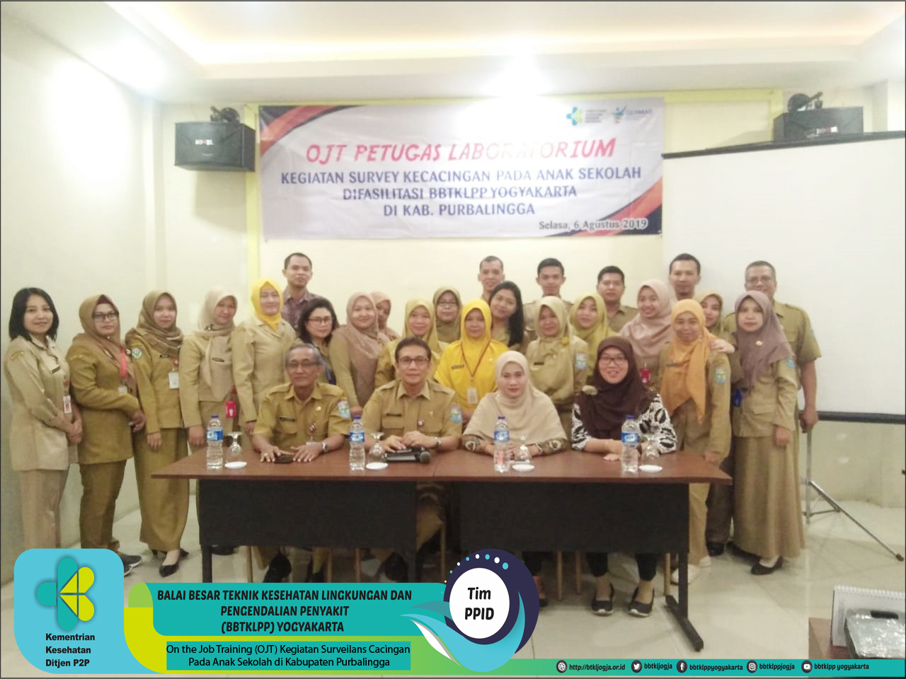 On the Job Training (OJT) Kegiatan Surveilans Cacingan Pada Anak Sekolah di Kabupaten Purbalingga