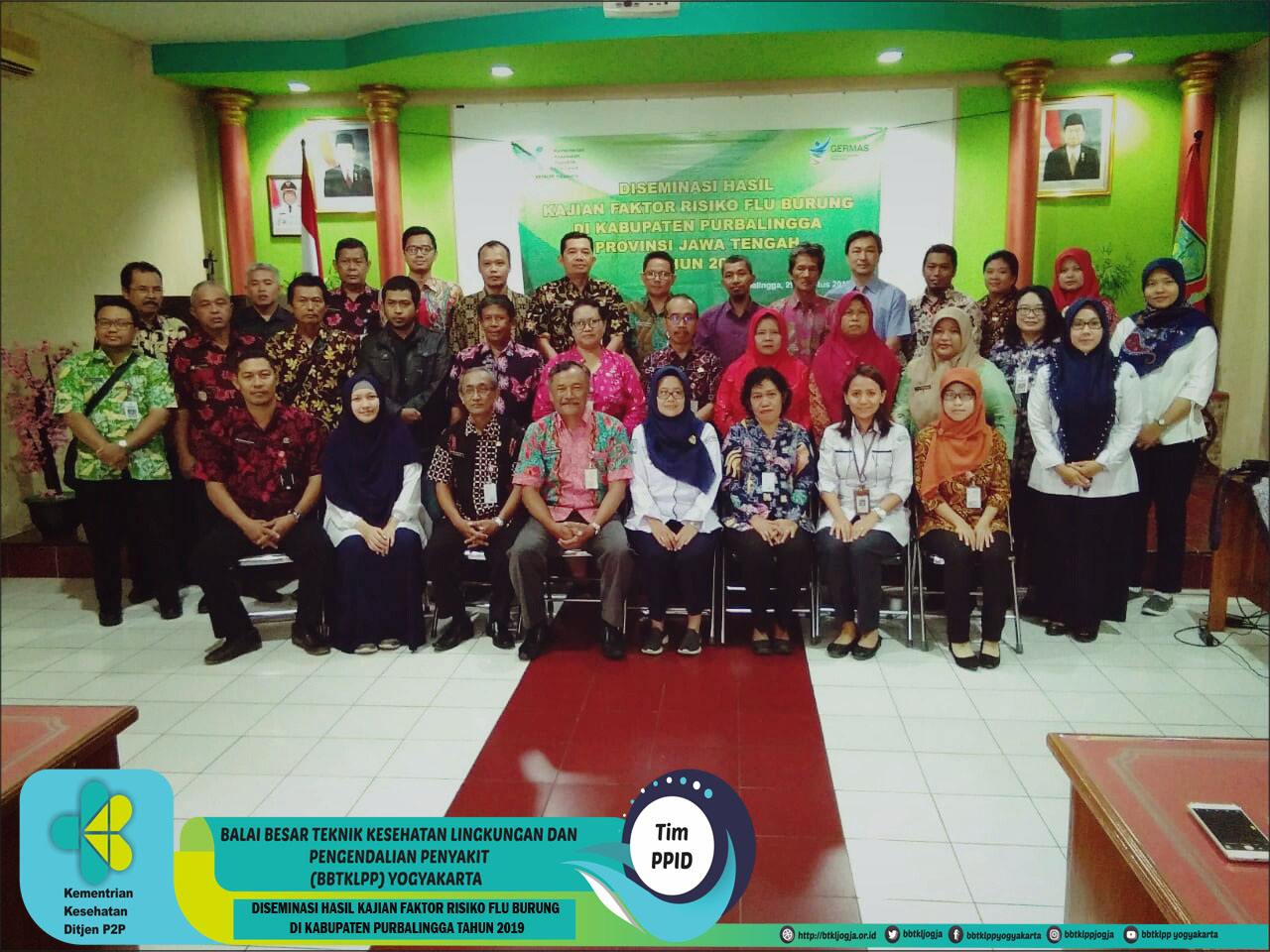 Diseminasi Hasil Kajian Faktor Risiko Flu Burung di Kabupaten Purbalingga Tahun 2019