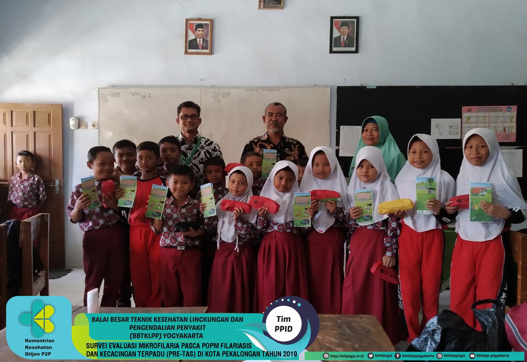 Survei Evaluasi Mikrofilaria Pasca Popm Filariasis dan Kecacingan Terpadu (Pre-Tas) di Kota Pekalongan Tahun 2019