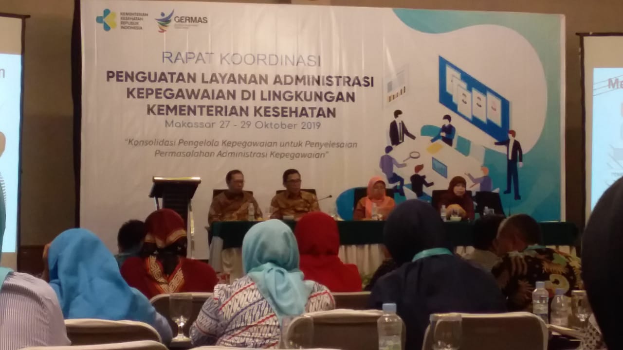Rakor Pertemuan Penguatan Layanan Kepegawaian Kementerian Kesehatan