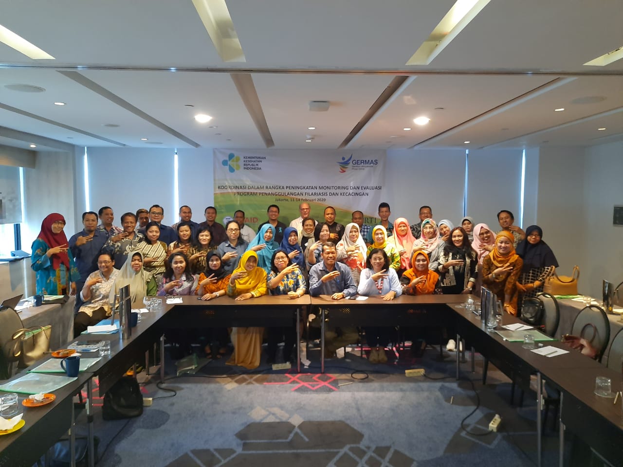 Pertemuan Koordinasi Dalam Rangka Peningkatan Monitoring Dan Evaluasi Program Penanggulangan Filariasis Dan Kecacingan