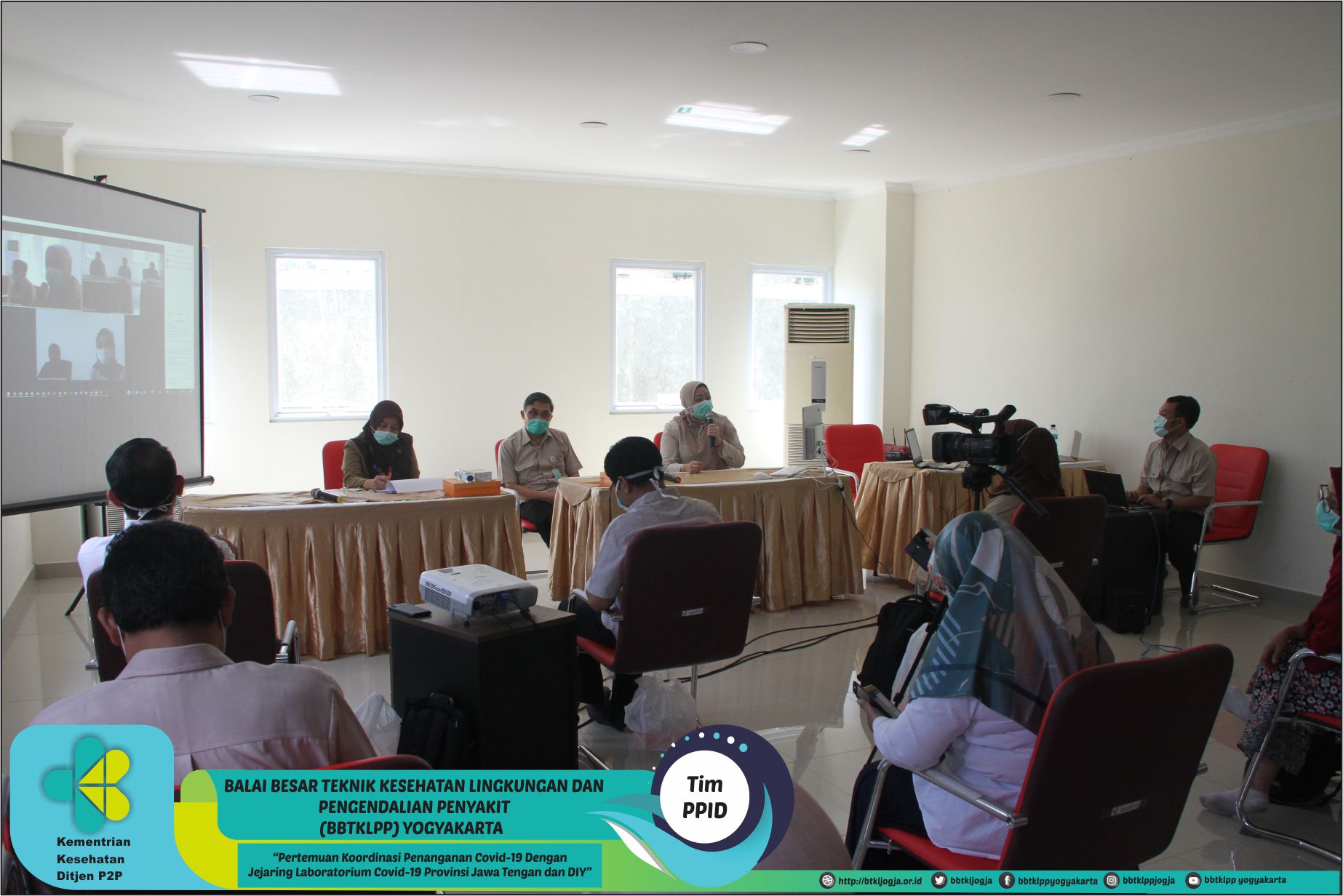 Pertemuan Jejaring Laboratorium Rujukan Covid-19 di Wilayah Provinsi Jawa Tengah dan DIY