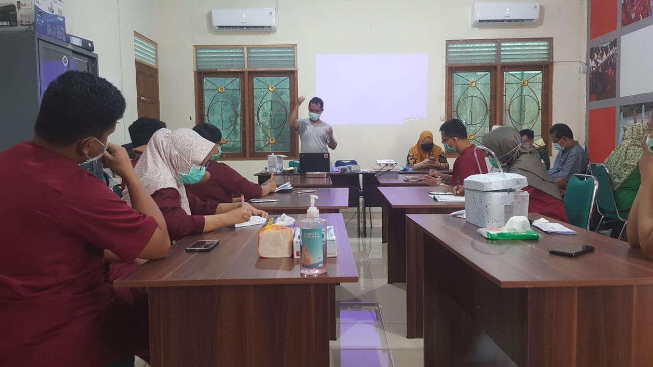 On The Job Training Pengambilan Sampel Usap Dan Manajemen Sampel Covid-19