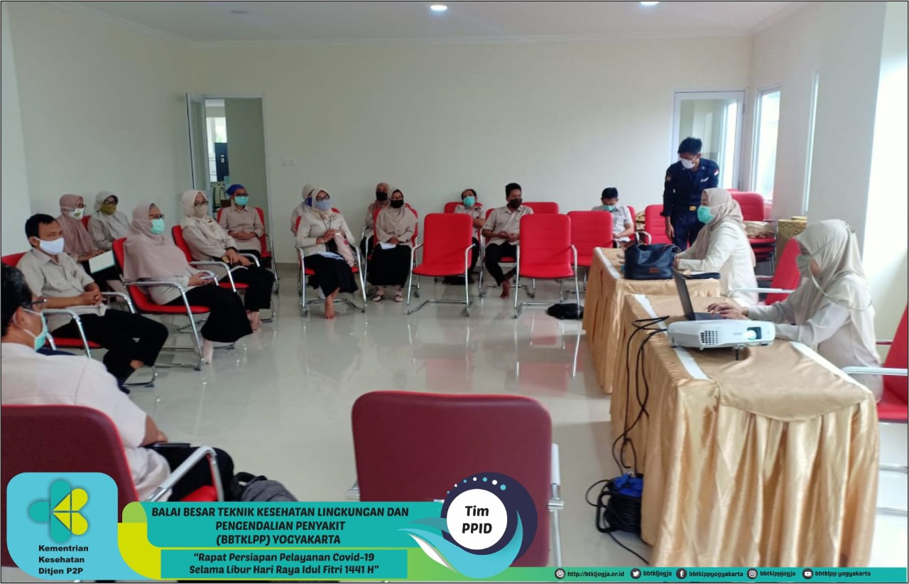 Rapat Persiapan pelayanan COVID-19 selama libur hari raya Idul Fitri 1441 H