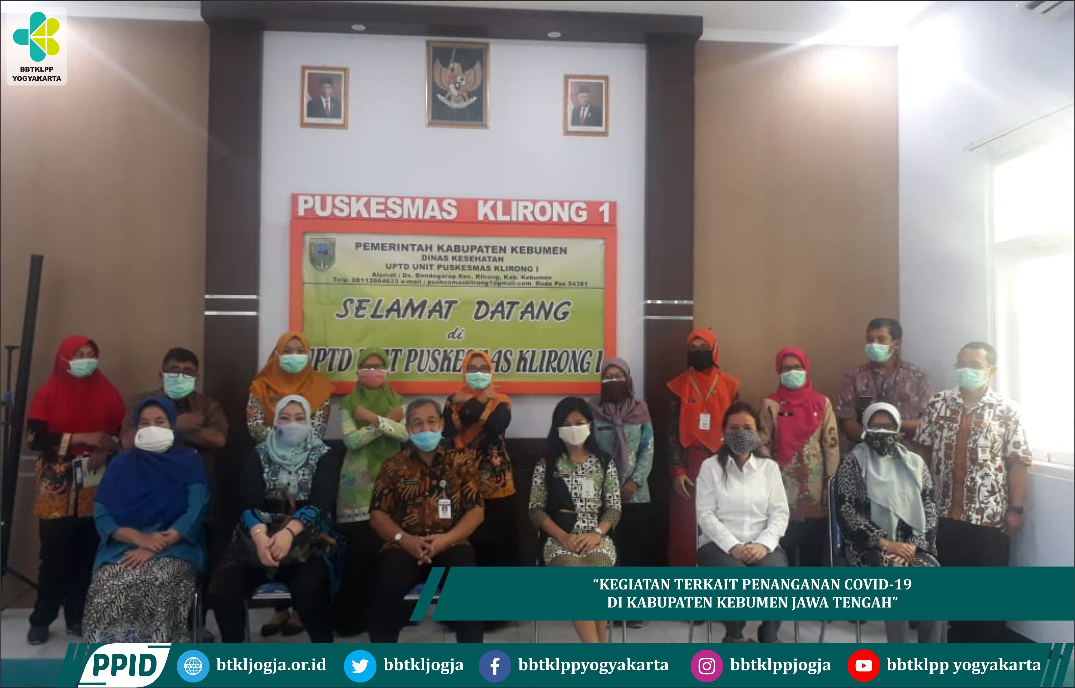 Kegiatan Terkait Penanganan Covid-19 Di Kabupaten Kebumen Jawa Tengah
