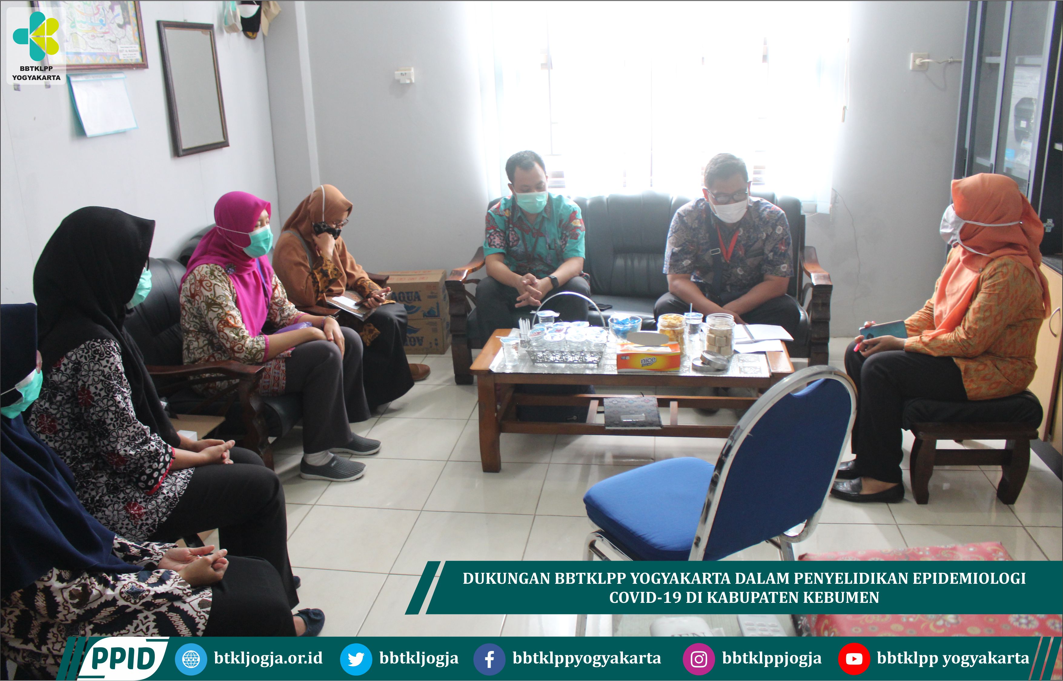 Dukungan BBTKLPP Yogyakarta Dalam Penyelidikan Epidemiologi Covid-19 Di Kabupaten Kebumen