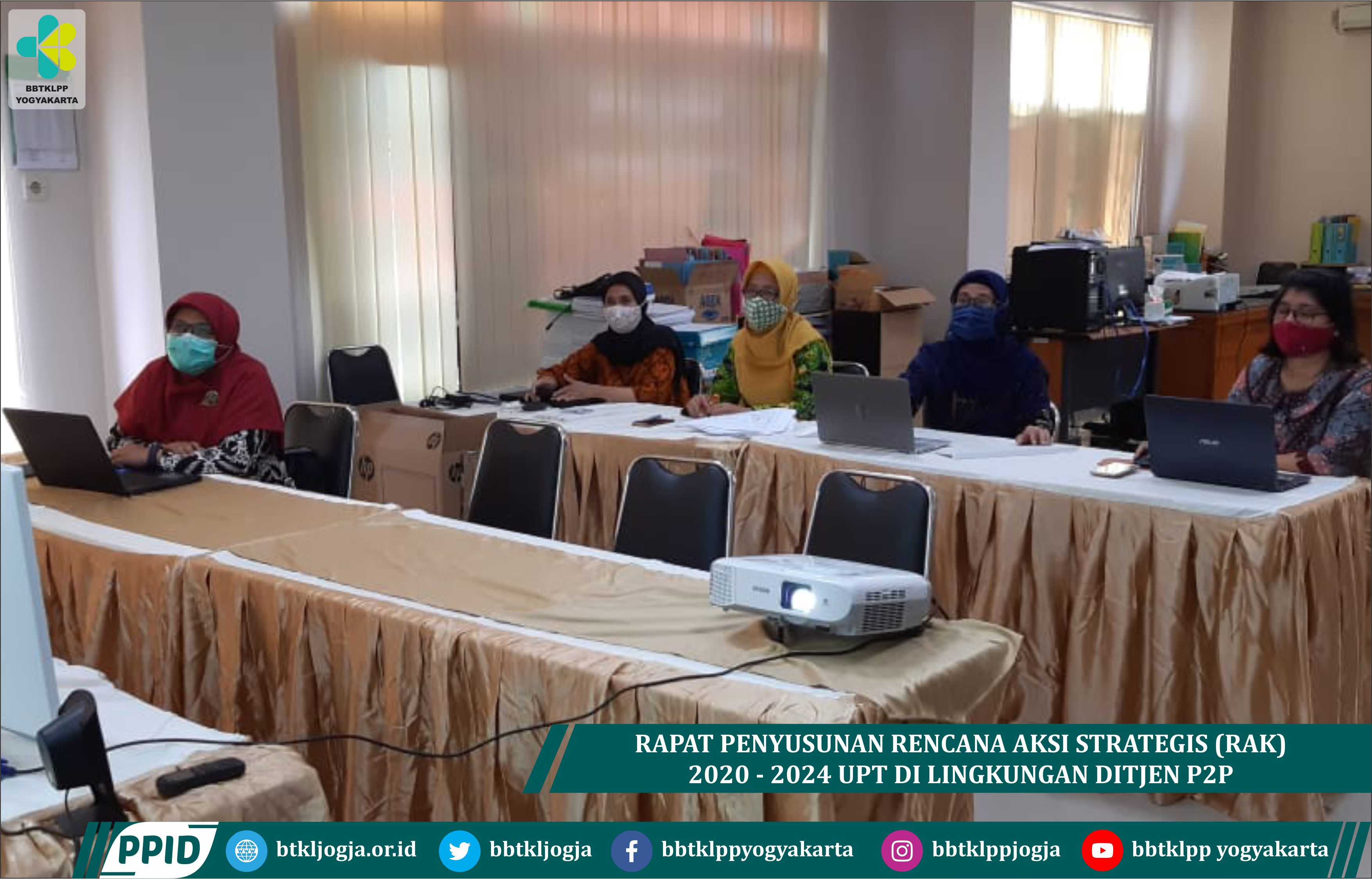 Rapat Penyusunan Rencana Aksi Strategis (Rak) 2020 - 2024 Upt Di Lingkungan Ditjen P2p