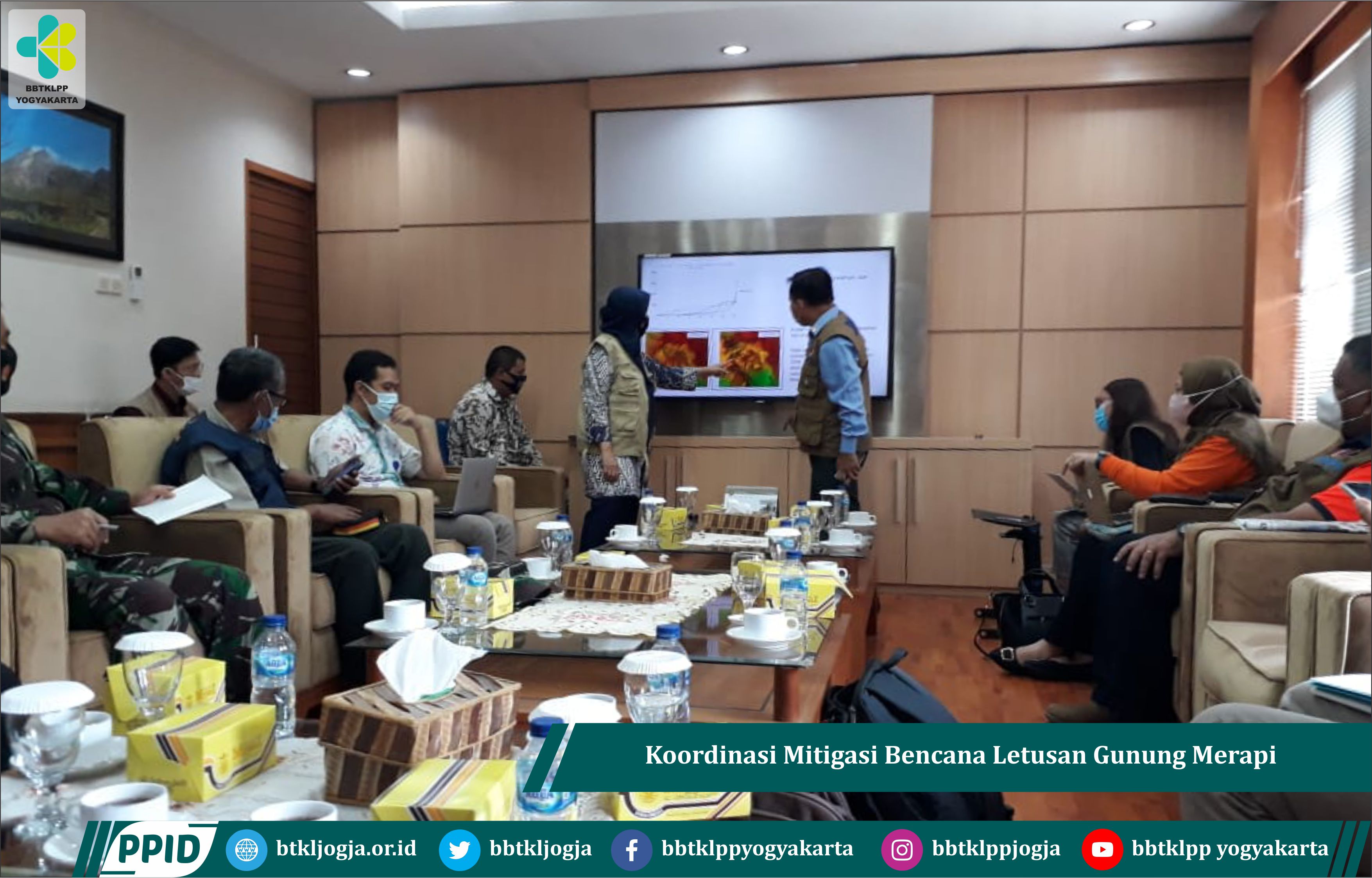 Koordinasi Mitigasi Bencana Letusan Gunung Merapi