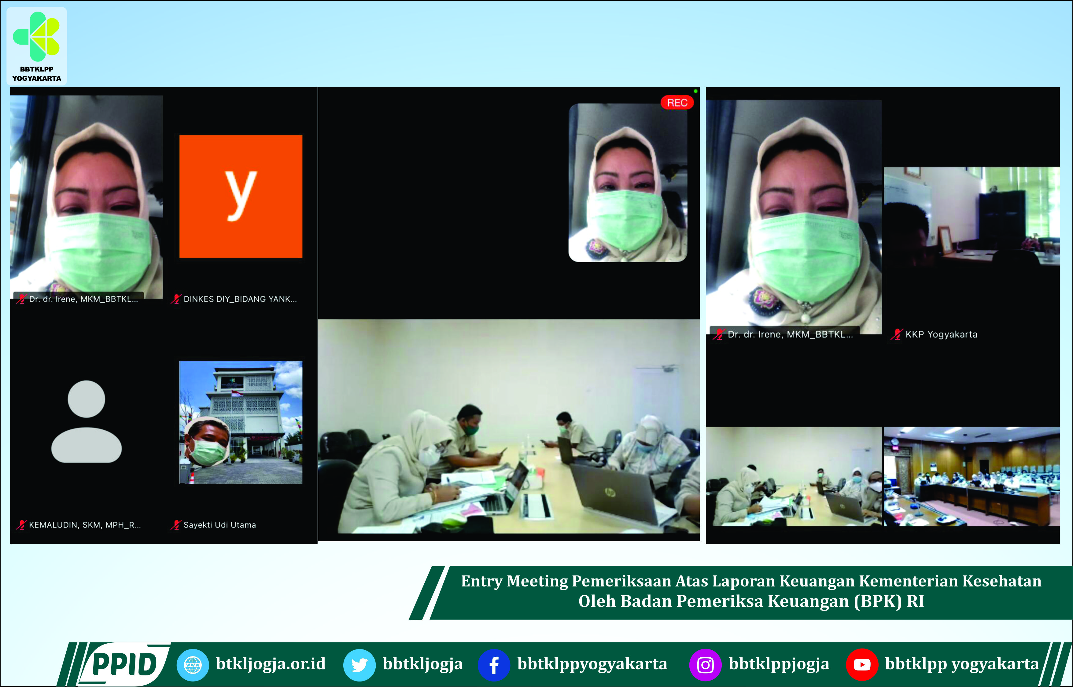 Entry Meeting Pemeriksaan Atas Laporan Keuangan Kementerian Kesehatan Oleh Badan Pemeriksa Keuangan (BPK) RI