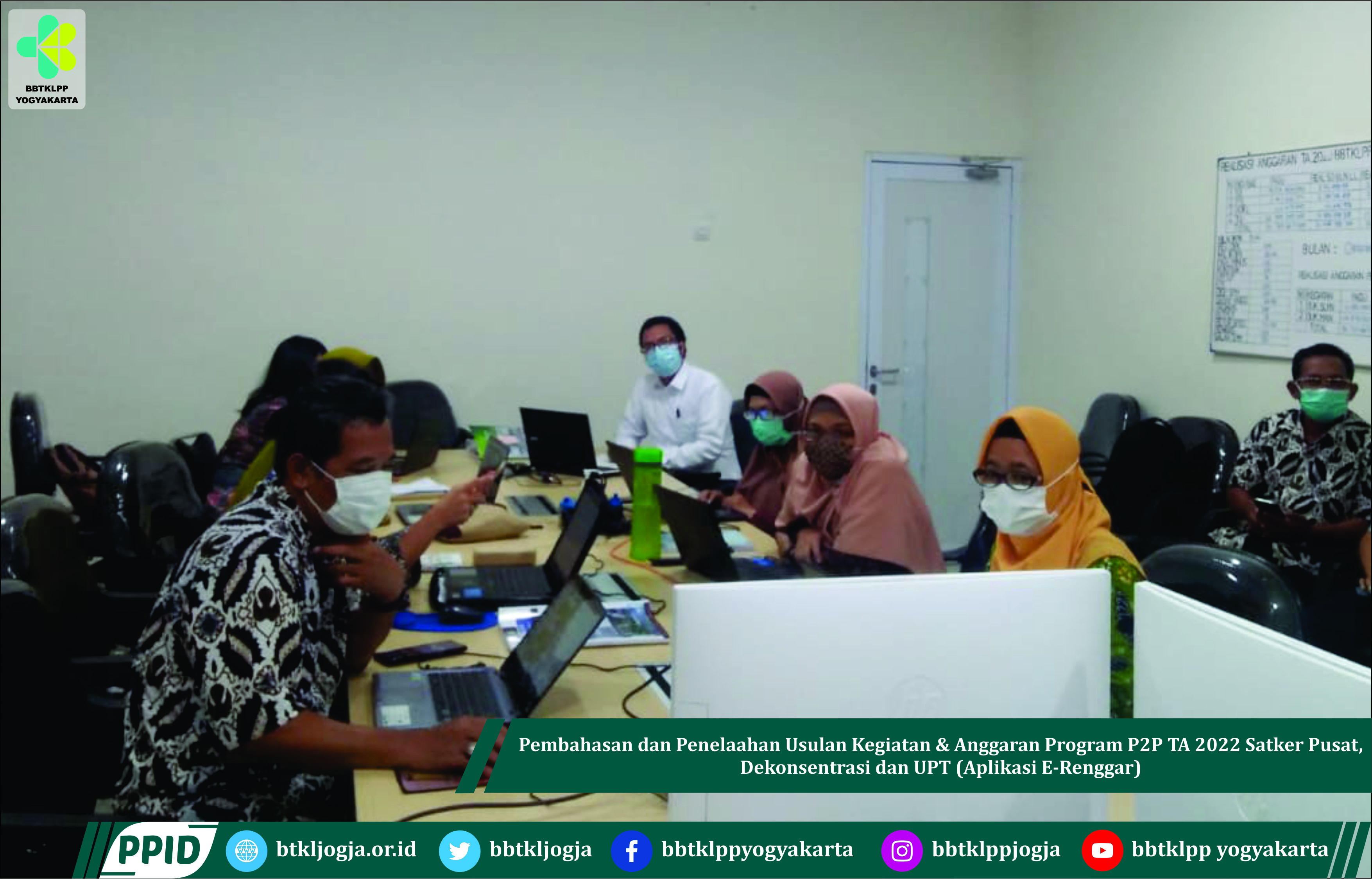 Pembahasan dan Penelaahan Usulan Kegiatan & Anggaran Program P2P TA 2022 Satker Pusat, Dekonsentrasi dan Upt (APLIKASI E-RENGGAR)