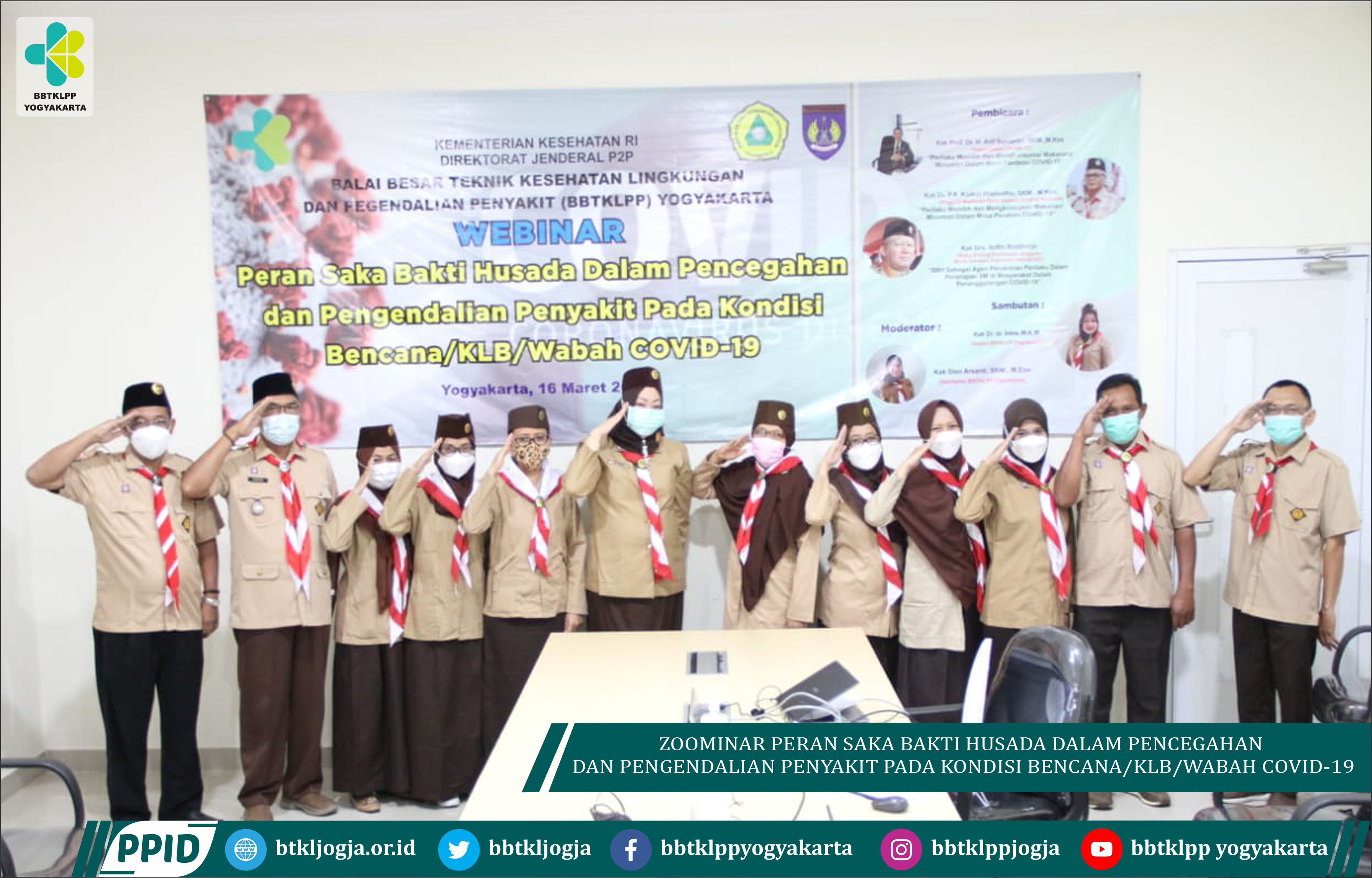 Zoominar Peran Saka Bakti Husada Dalam Pencegahan Dan Pengendalian Penyakit Pada Kondisi Bencana/Klb/Wabah Covid-19