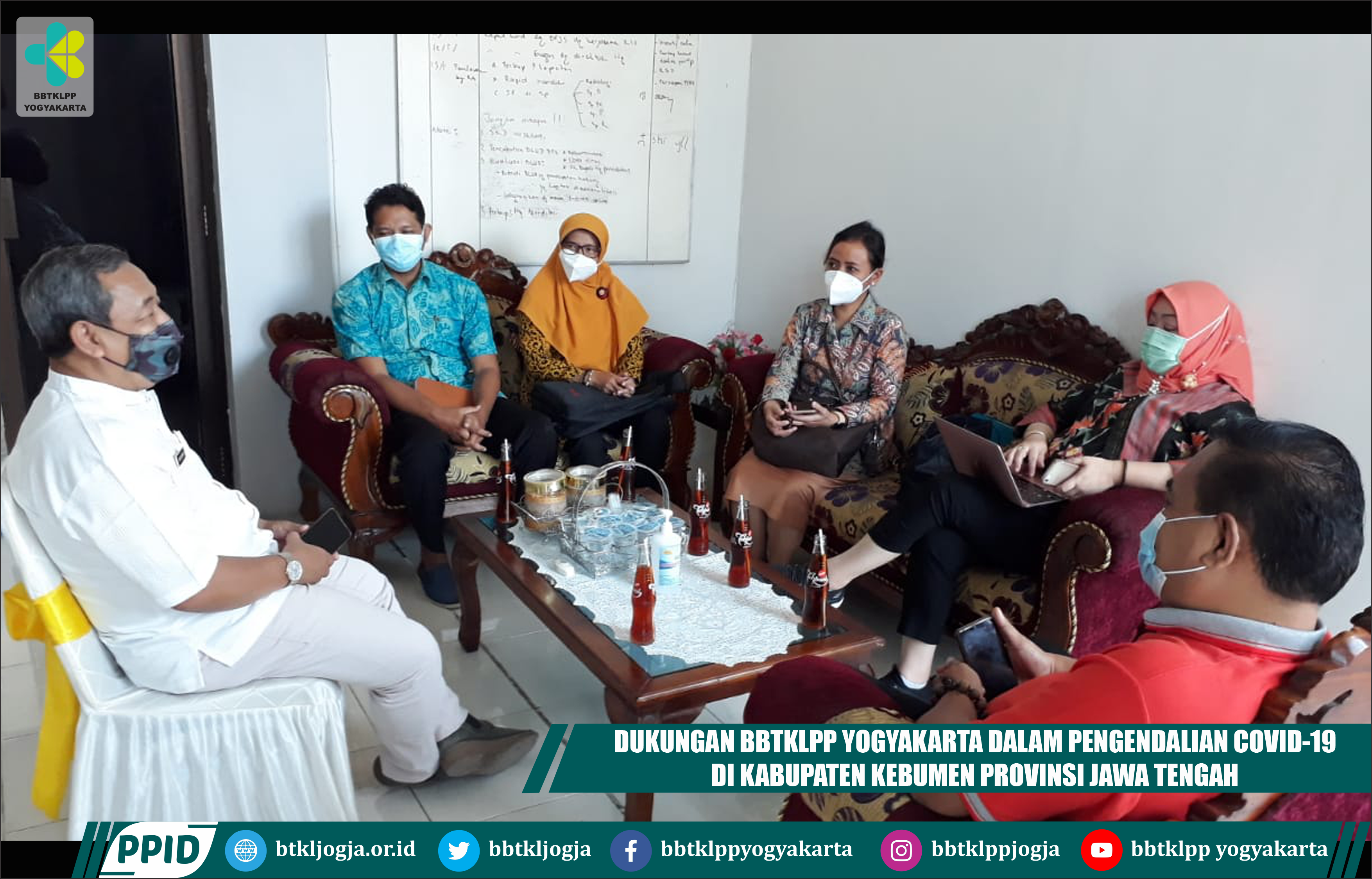 Dukungan BBTKLPP Yogyakarta Dalam Pengendalian Covid-19 Di Kabupaten Kebumen Provinsi Jawa Tengah