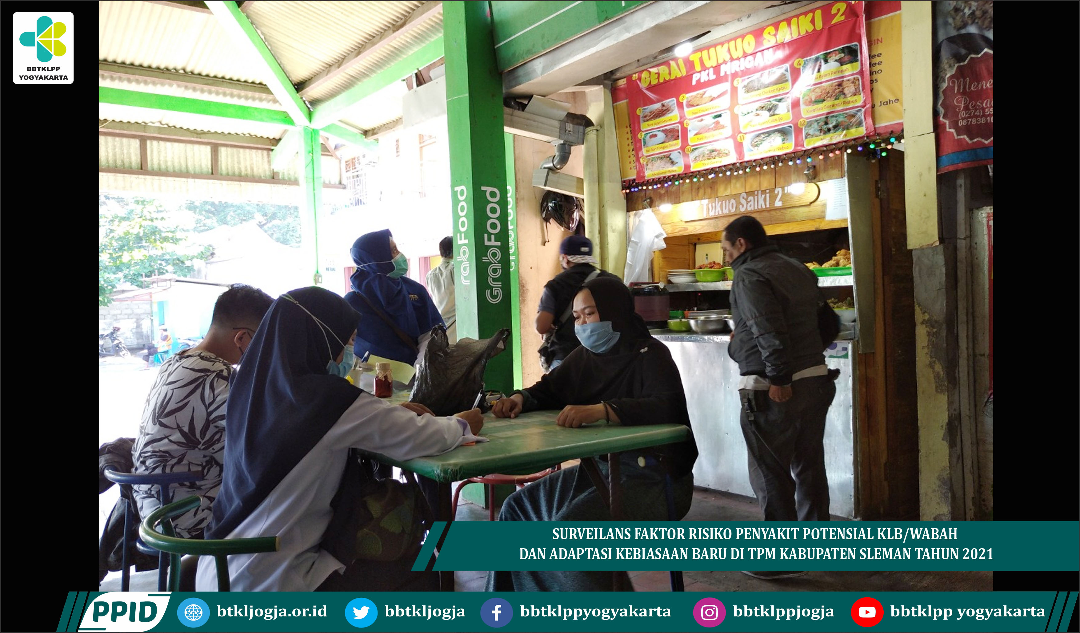 Surveilans Faktor Risiko Penyakit Potensial KLB/Wabah Dan Adaptasi Kebiasaan Baru Di TPM Kabupaten Sleman Tahun 2021