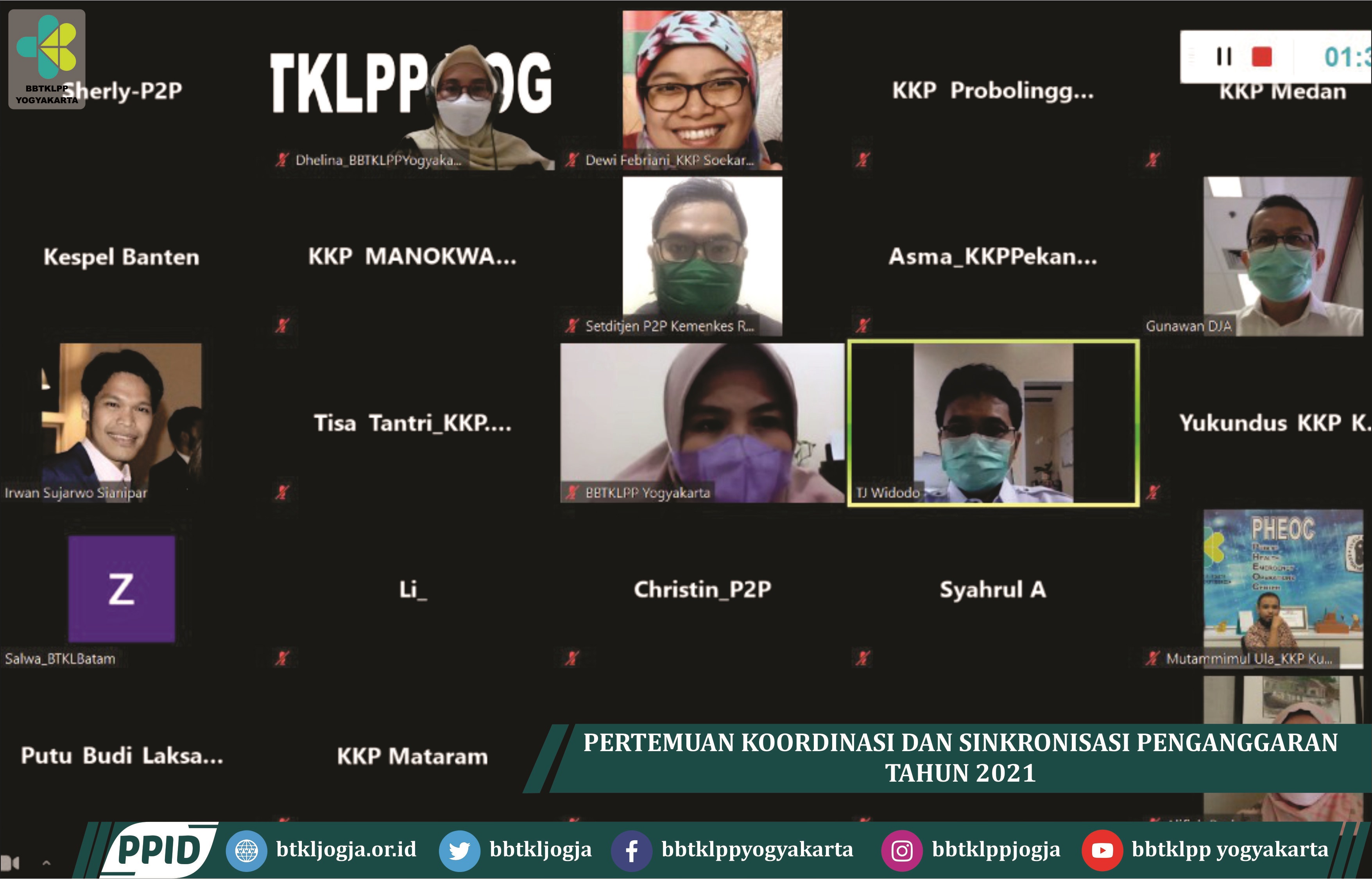Pertemuan Koordinasi dan Sinkronisasi Penganggaran Tahun 2021