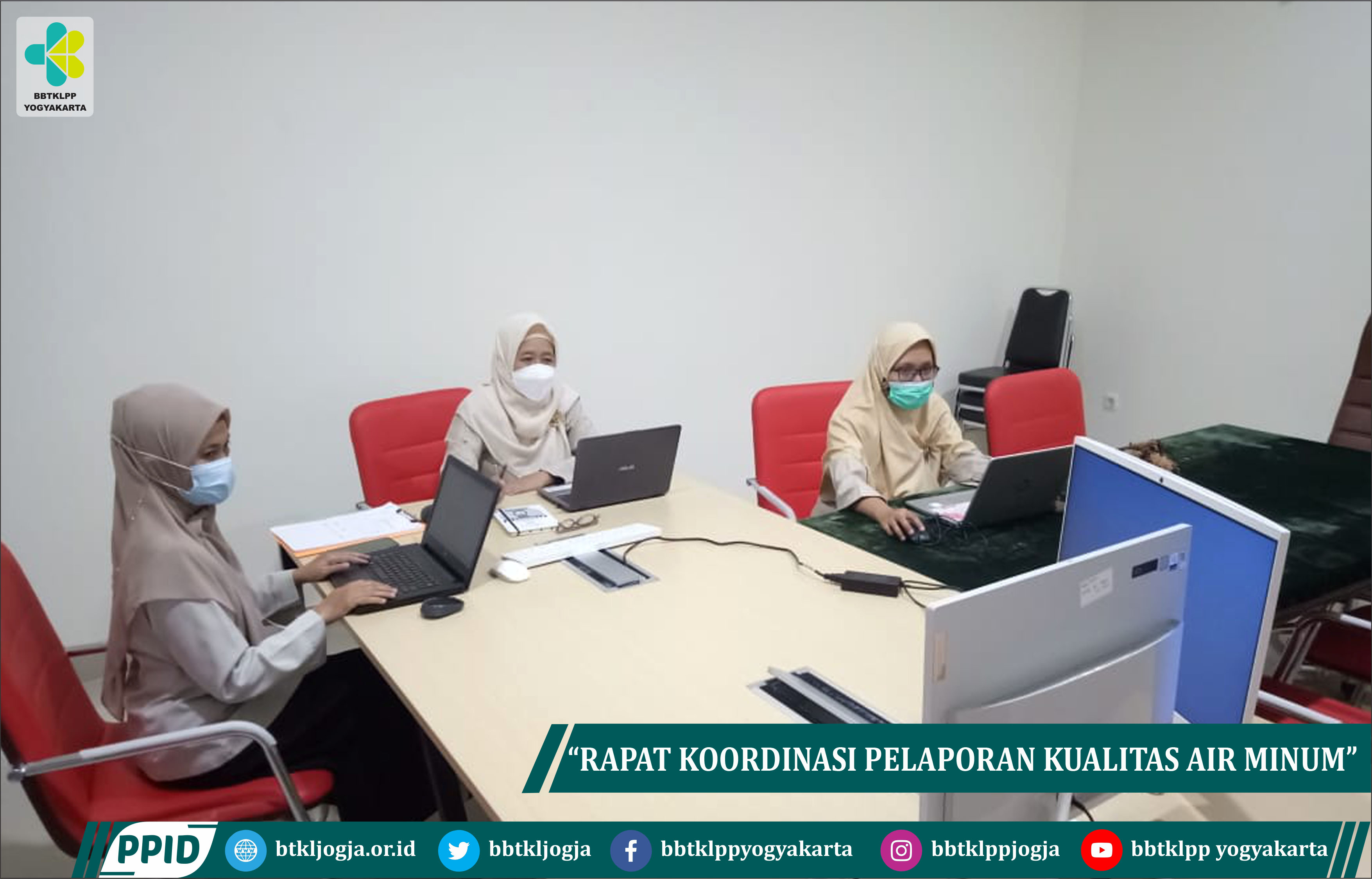 Rapat Koordinasi Pelaporan Kualitas Air Minum