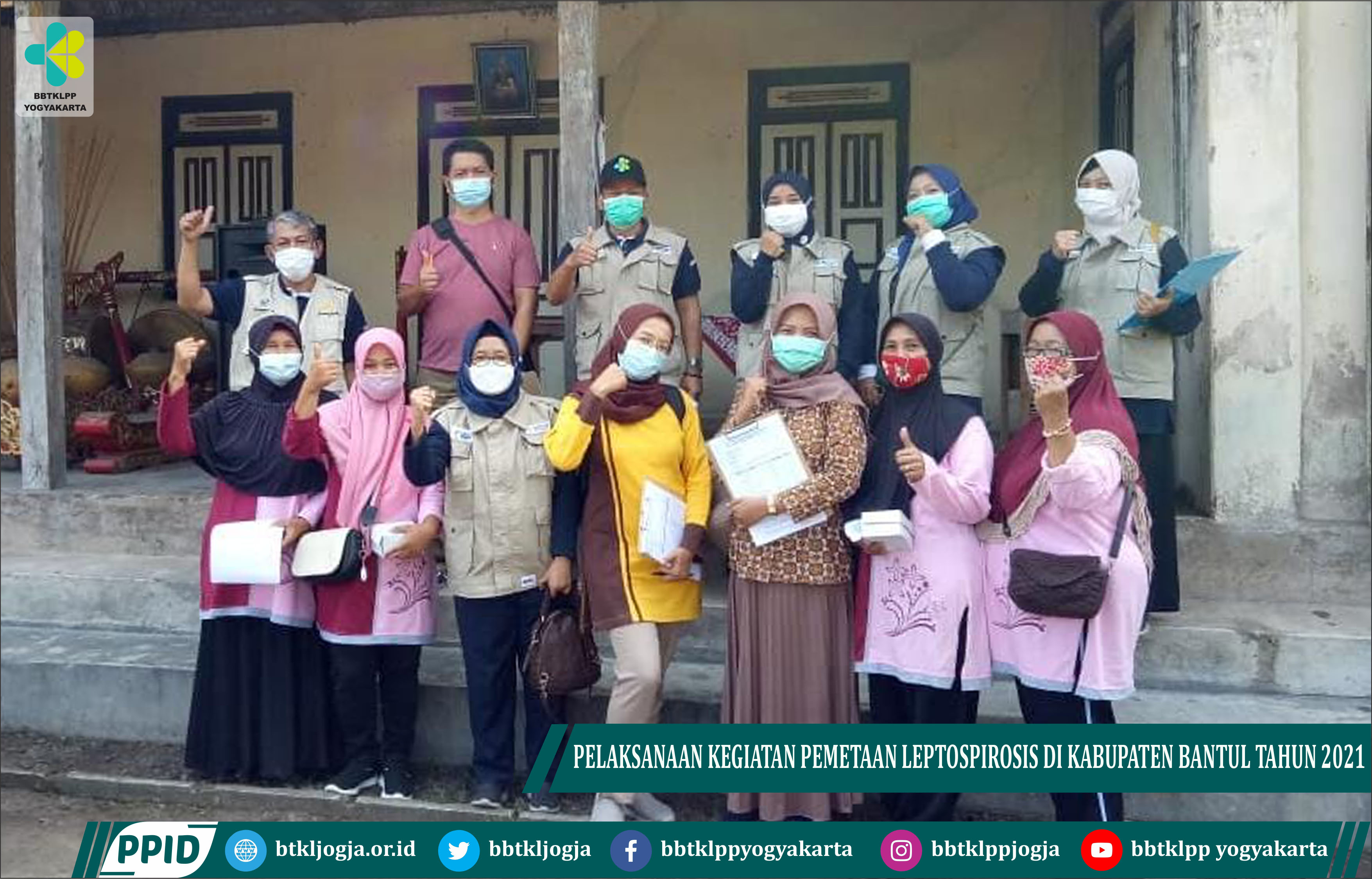Pelaksanaan Kegiatan Pemetaan Leptospirosis Di Kabupaten Bantul Tahun 2021