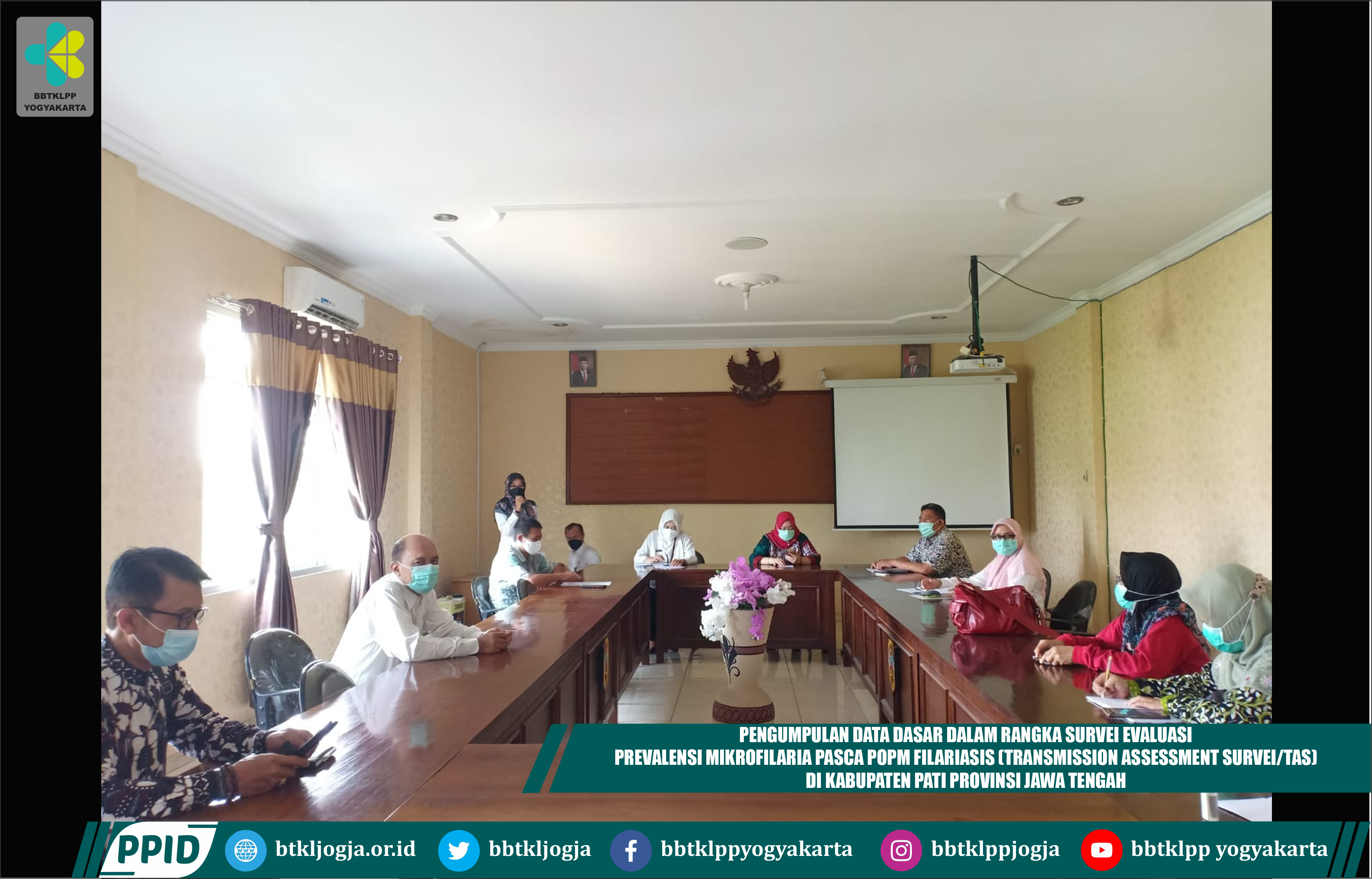 Pengumpulan Data Dasar Dalam Rangka Survei Evaluasi Pravalensi Mikrofilaria Pasca POPM Filariasis (Transmission Assesment Survei/TAS) di Kabupaten Pati Provinsi Jawa Tengah