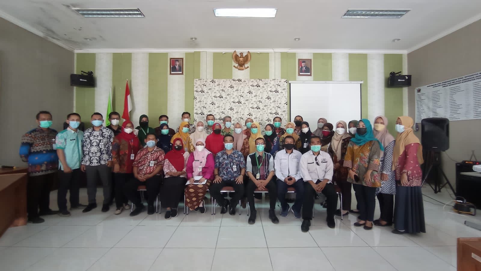 Penyampaian Rekomendasi Kegiatan Survei Evaluasi Prevalensi Mikrofilaria Pasca POPM Filariasis (TAS) di Kabupaten Pekalongan Provinsi Jawa Tengah Tahun 2021