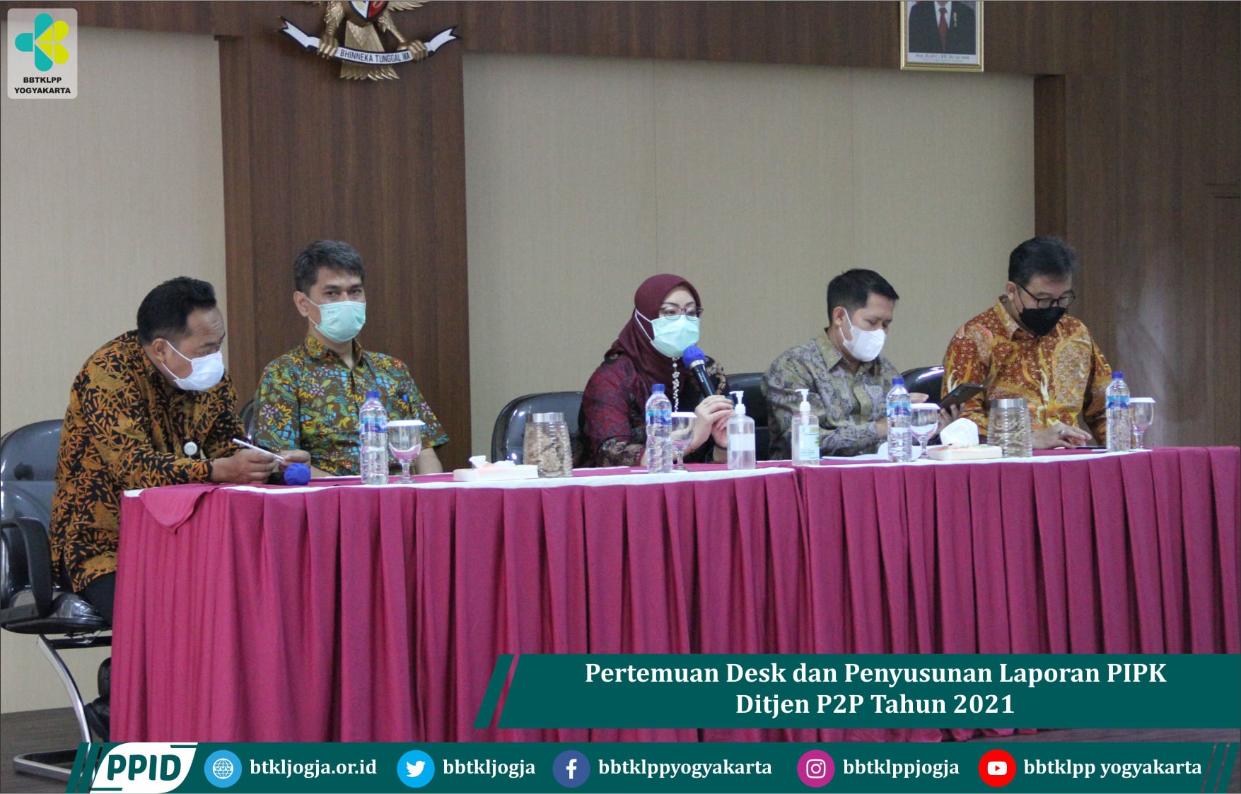 Pertemuan Desk dan Penyusunan Laporan PIPK Ditjen P2P Tahun 2021